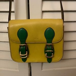 Yellow and green Ralph Lauren crossbody bag